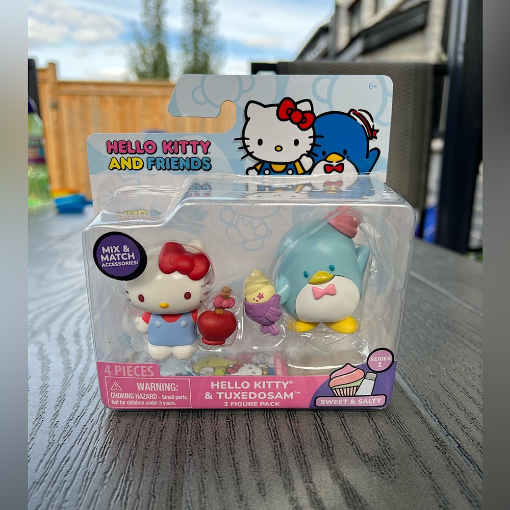 Hello Kitty & Friends Figure 2 Pack: Sweet & Salty Tuxedo Sam Series 1